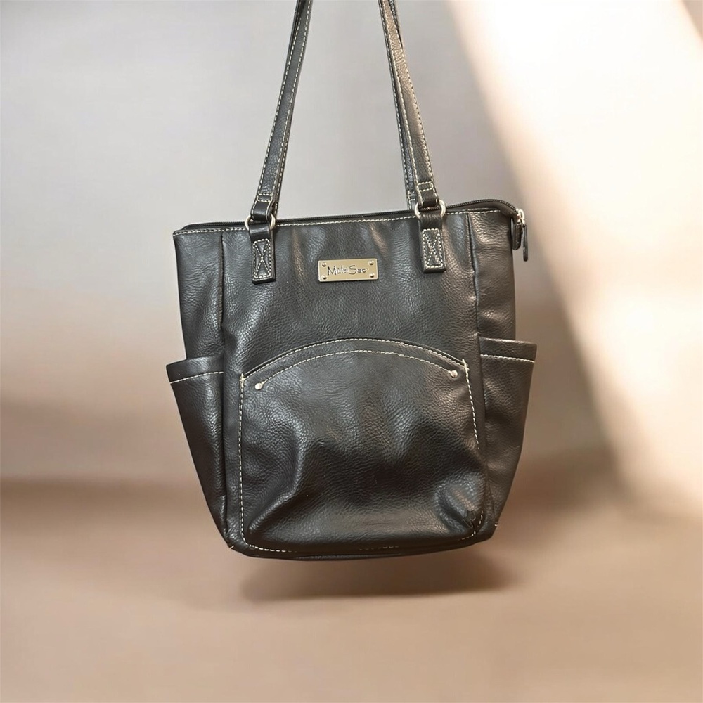 Matte Black Tote Bag by MultiSac